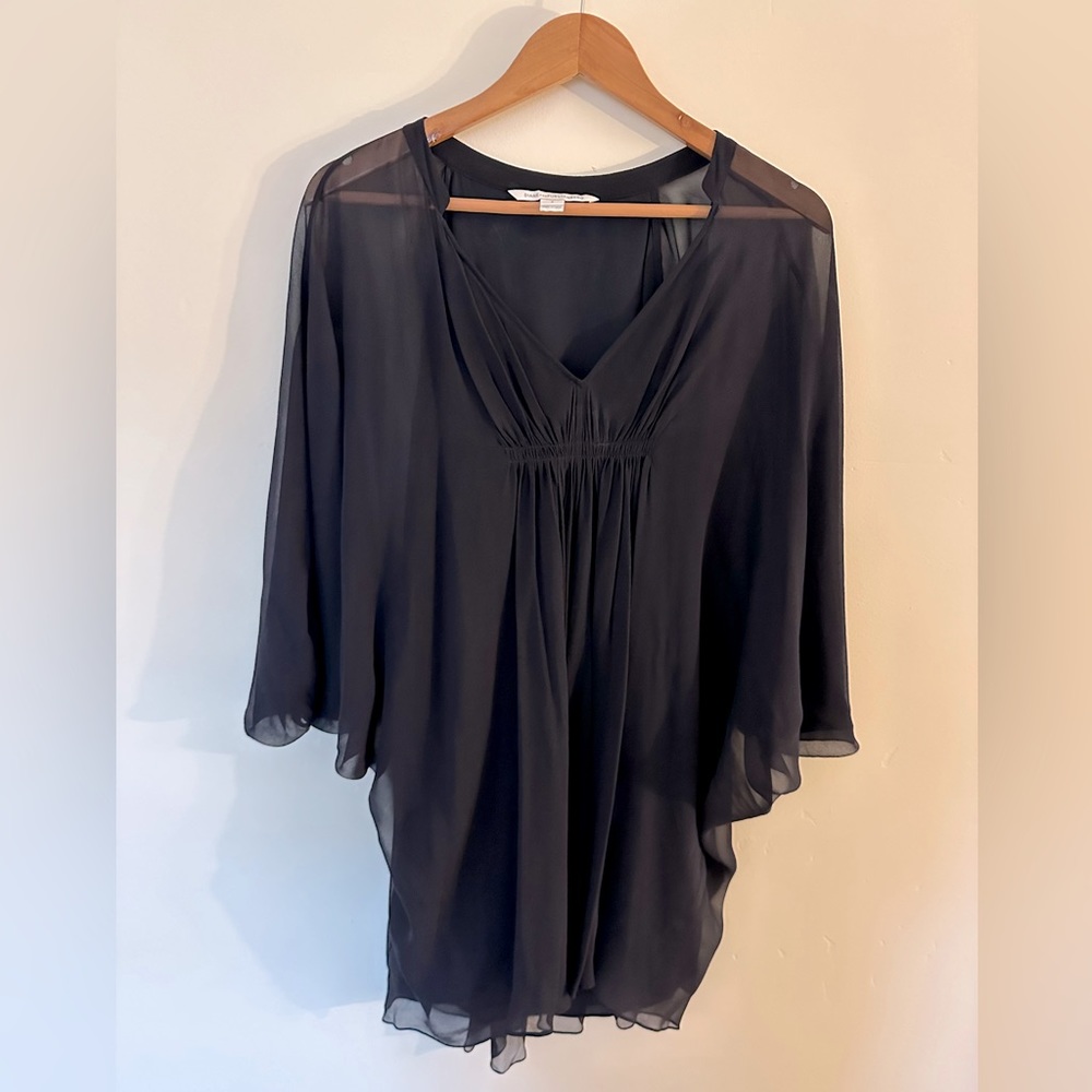 Diane von Furstenberg fleurette black dress